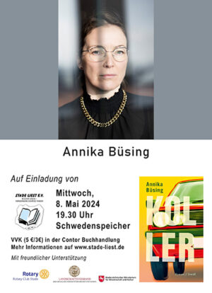 Lesung mit Annika Büsing am 8. Mai 2024 im Schwedenspeicher