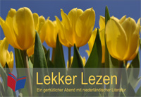 11.11.2016 - Kellerlesung: Lekker Lezen – Niederländische Literatur